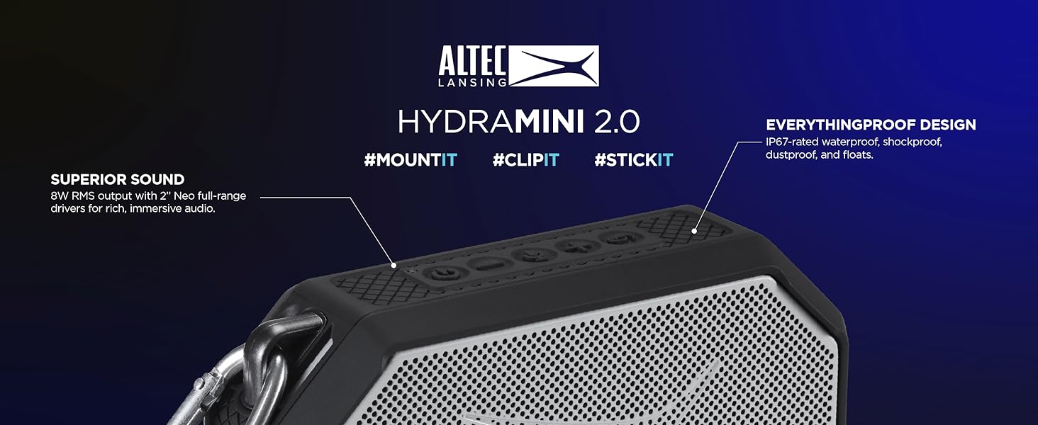  Altec Lansing HydraMini 2.0 EverythingProof 