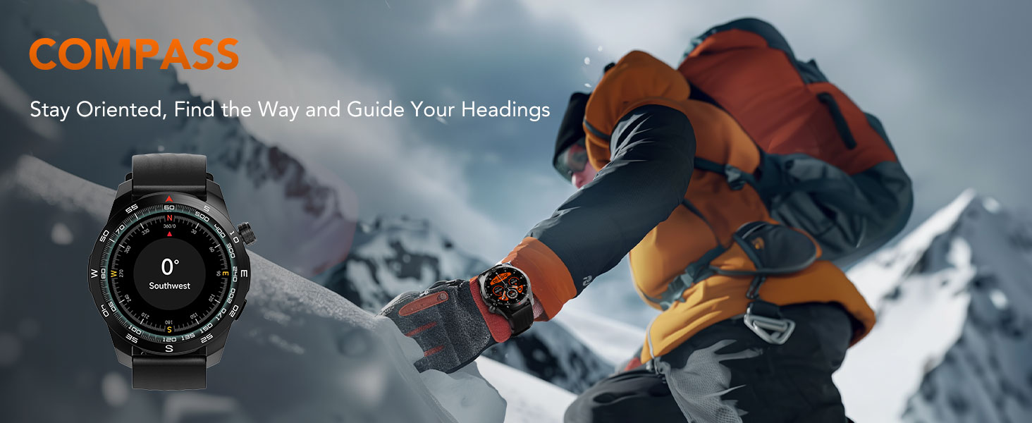smart watch with compass