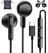 USB C Wired Earphones in-Ear Headphones for Samsung S26 Ultra S25 S24 S23 Headset with Microphone...