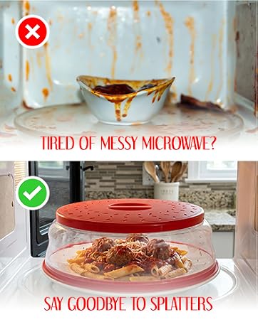 Say Goodbye to Splatters with Galleyby Microwave Splatter Cover