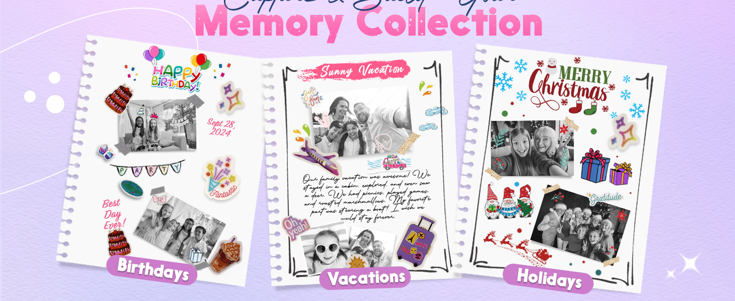 kids camera instant print girls birthday gifts age 8-10 things gifts for girls 10-12