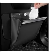 YGDMD LED Car Trash Can Leak-Proof,Strong Magnetic Fast Closing Car Trash Bin as Cars Organizers ...