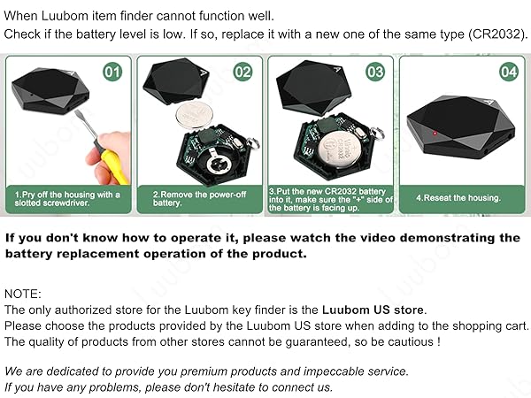 Luubom Remote Finder 80DB+ Tracking Devices