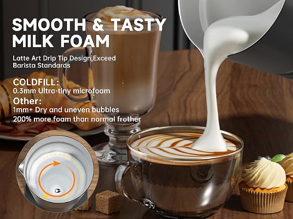 SMOOTH &amp;amp;TASTY MILKFOAM