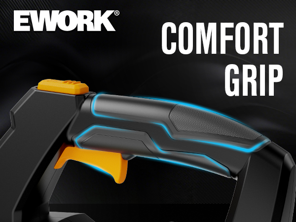 Comfort grip blowers for lawn care