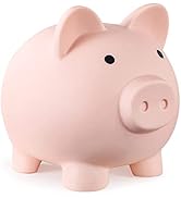 Piggy Bank, Unbreakable Plastic Money Bank, Coin Bank for Girls and Boys, Medium Size Piggy Banks...