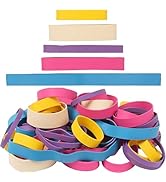65Pcs Rubber Bands Assorted Sizes Colors 6 sizes #82#84 size94 size64 size107 Mixed wide Elastic ...