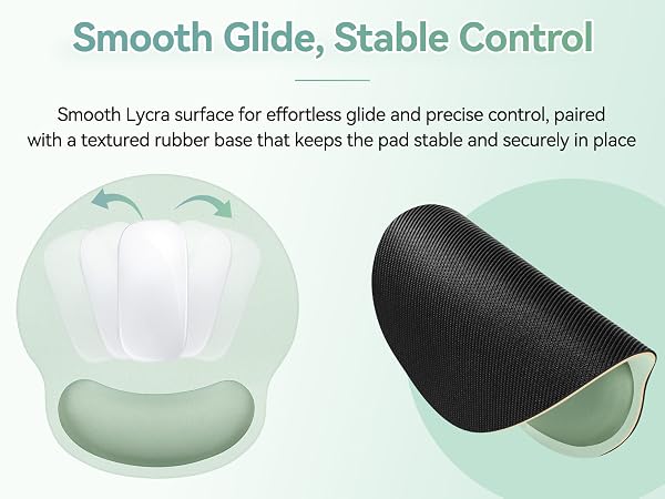 mouse mat with wrist support