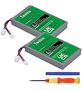 Tectra 2-Pack LIP1522 Battery for Sony Playstation 4 PS4 Slim Pro Dualshock 4 CUH-ZCT1E CUH-ZCT1H...