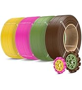 SUNLU 4KG PLA+2.0 3D Printer Filament Refill, Stronger PLA+ Filament Bundle, No Spool 3D Filament...