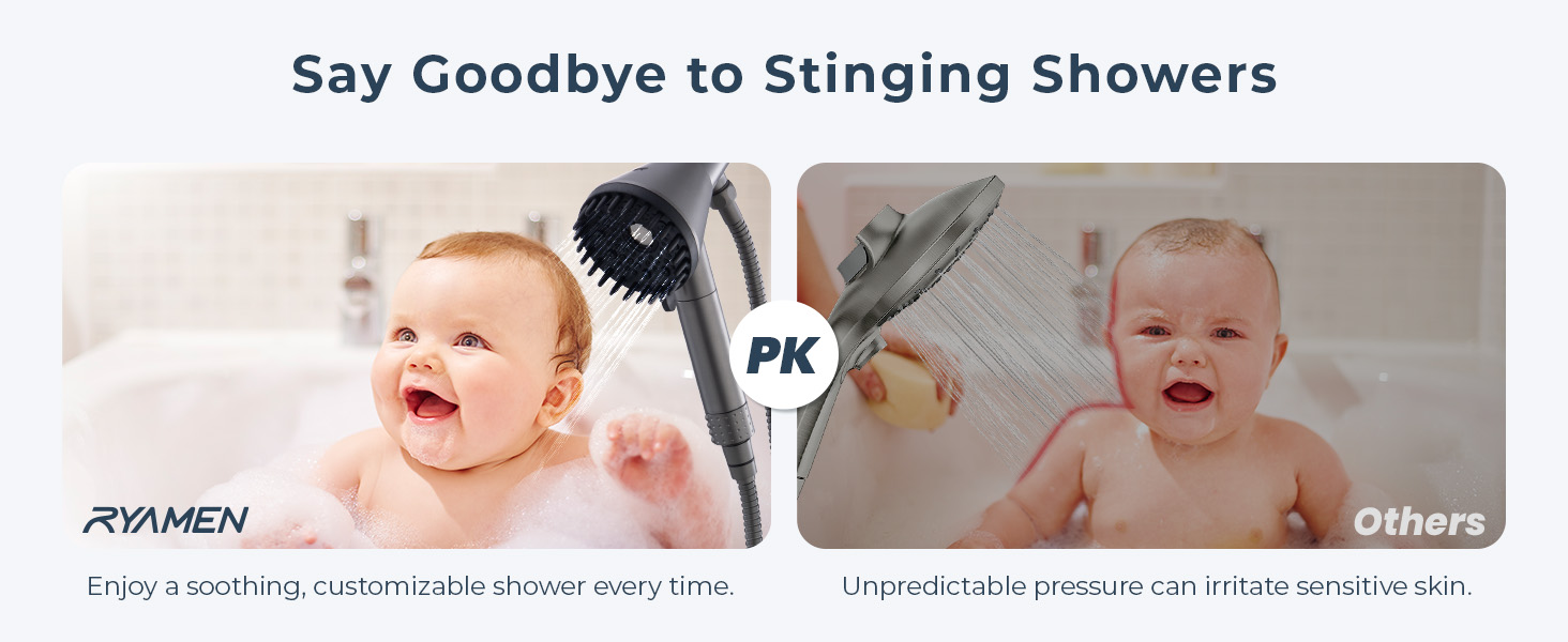 gentle shower for baby