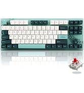 Womier K87 75% Keyboard, 87 Keys Gaming Keyboard, Hot Swappable TKL Mechanical Keyboard, RGB Keyb...