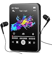 32GB Mp3 Player with Bluetooth, Full Touch 2.4 Screen MP3 and MP4 Player Built-in HD Speaker, FM ...
