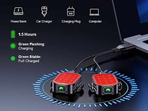 bike tail light rechargeable