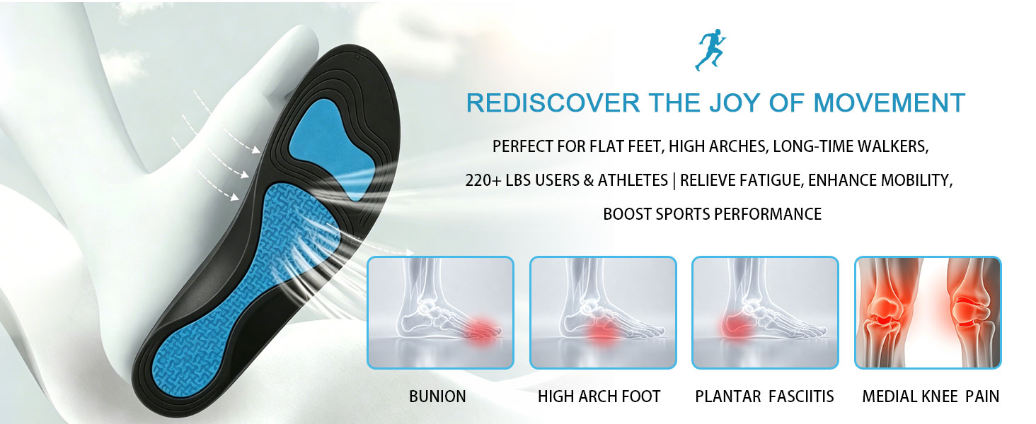 Plantar Fasciitis Insoles Men Women