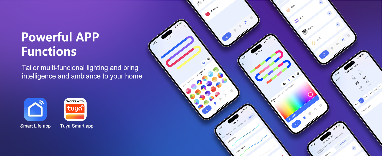 Smart RGB+IC LED Light Bars