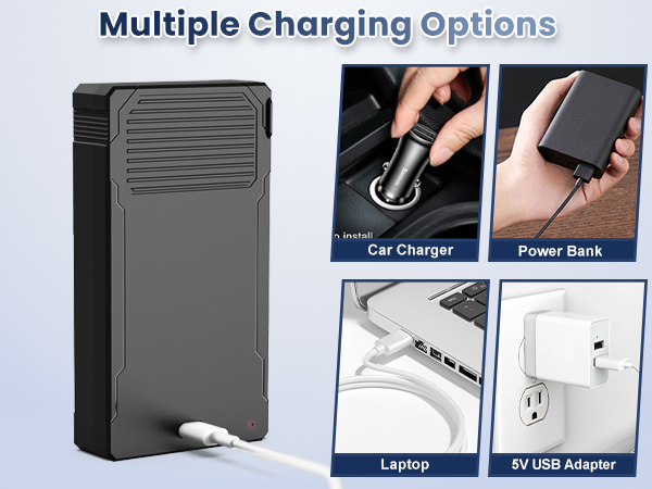 Multiple charging options