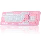 KiiBoom Phantom98 Lite 96% Wireless Mechanical Gaming Keyboard, VIA Programmable, Creamy Keyboard...