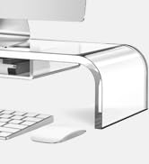 acrylic monitor stand