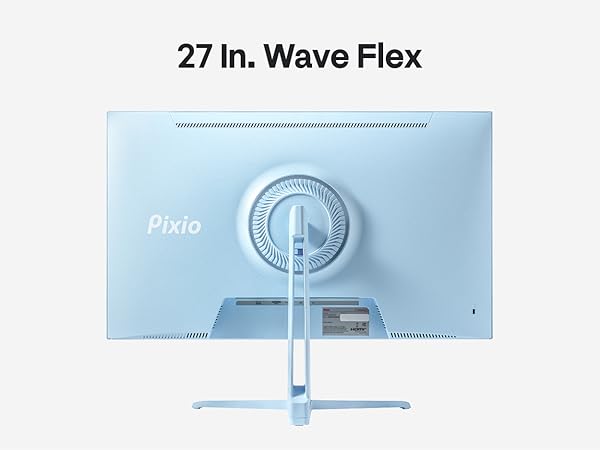 Pixio PX278 Wave Blue 27 inch 180Hz Refresh Rate Quad HD 1440p Resolution Fast IPS Panel 1ms GTG Res...