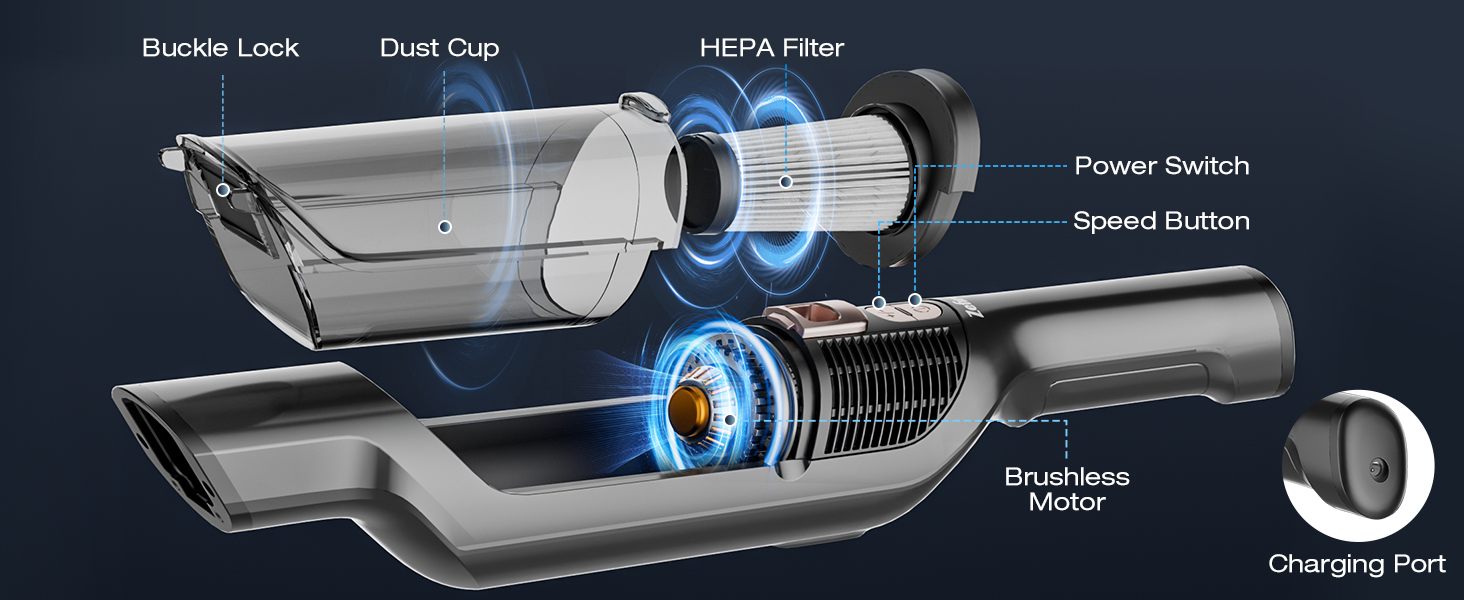 rechargeable handheld vacuum