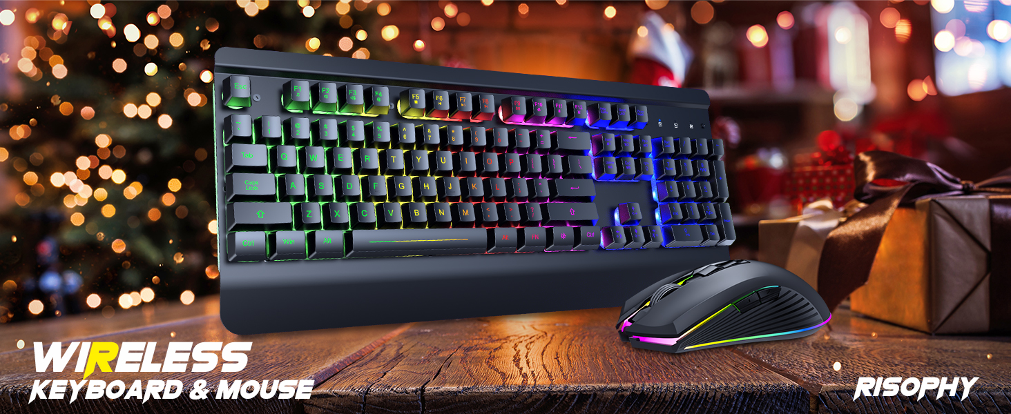 wireless gaming keyboard and mouse