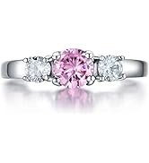 AILAAILA Birthstone Rings Size 1-10 Cubic Zirconia Stainless Steel Birthday Mother's Ring Daughte...