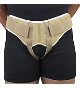OTC Hernia Support, Single or Double Herniation, Inguinal Scrotal Treatment