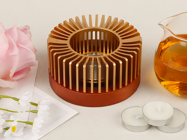 rose gold teapot warmer