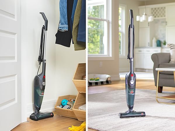 Self-standing for simple storage and grab and go convenience.