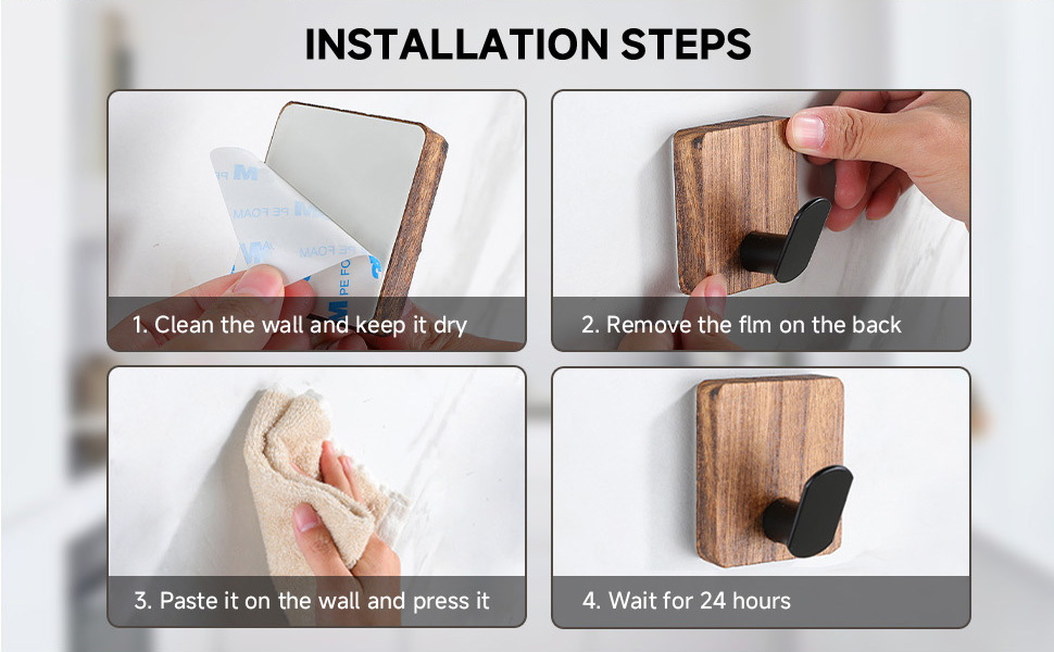 wall hooks adhesive