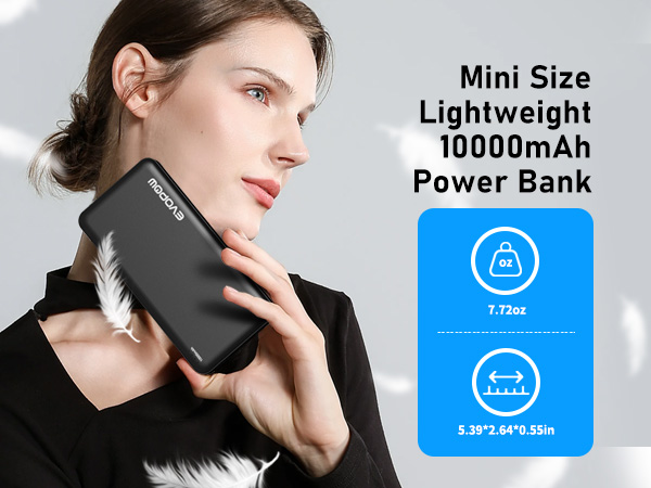 Small Lightweight 10000mAh Power Bank