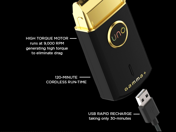 Gamma+ Uno Shaver