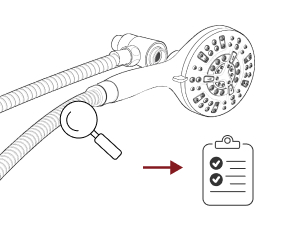 shower heads with handheld combo magnetic control