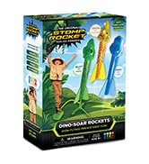 Stomp Rocket Dino-Soar Rocket Launcher for Kids - 3 Dinosaur-Themed Rockets - Fun Backyard &amp; Outd...