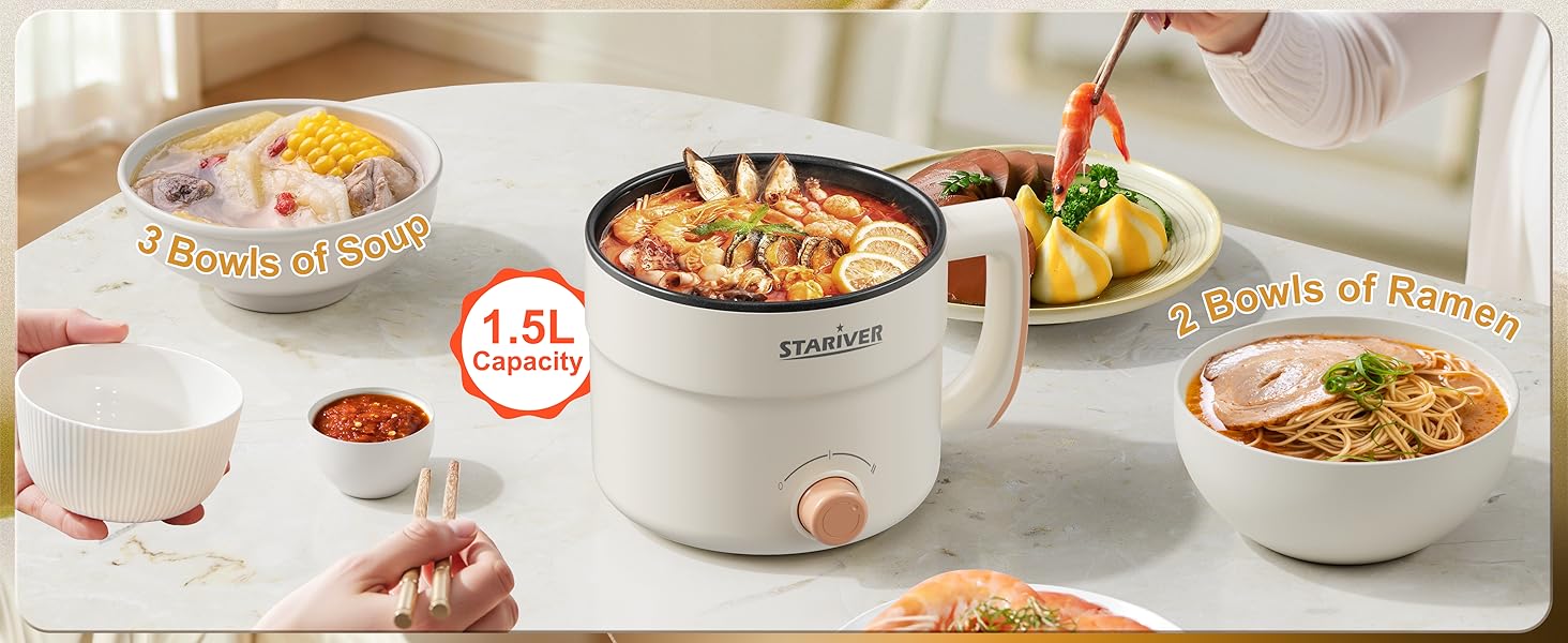 portable hot pot electric electric pot hot pot electric pot for cooking ramen cooker