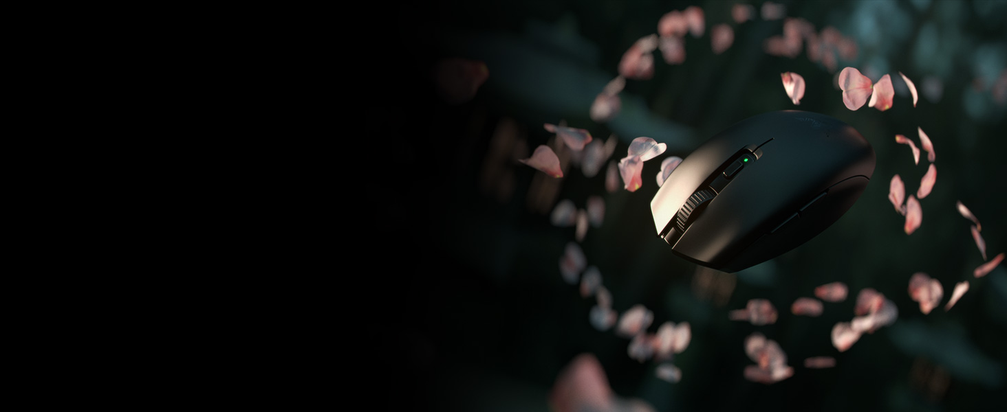 Lightweight gaming mouse for anywhere on the go and less stress hand wrists