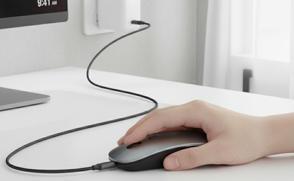 YABBOQ Rechargeable Wireless Mouse
