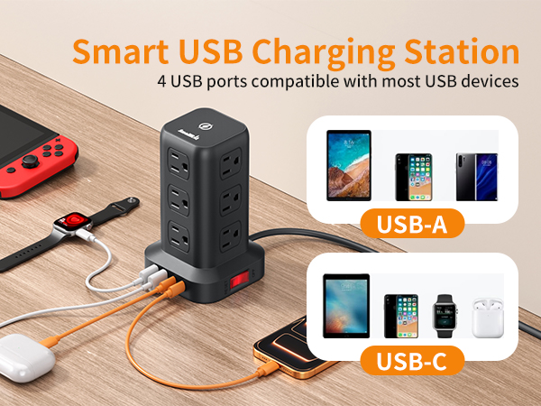 Wireless Charging Power Tower
