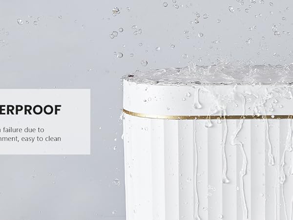 bathroom trash cans with lids