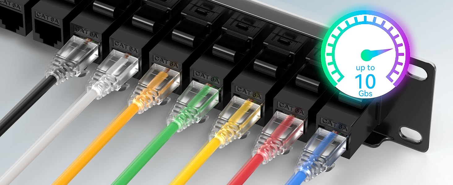 12 ports patch panel