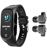 N8 2 in 1 Smartwatch with Earbuds Smart Bracelet TWS Wireless Bluetooth Headset Combo Bluetooth C...