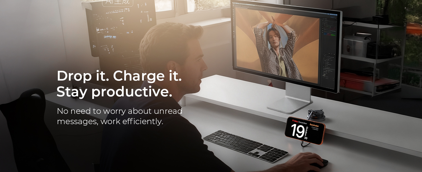 LISEN Qi2.2 25W Magsafe Car Mount Charger