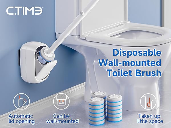A+Details page Disposable toilet brush picture 1