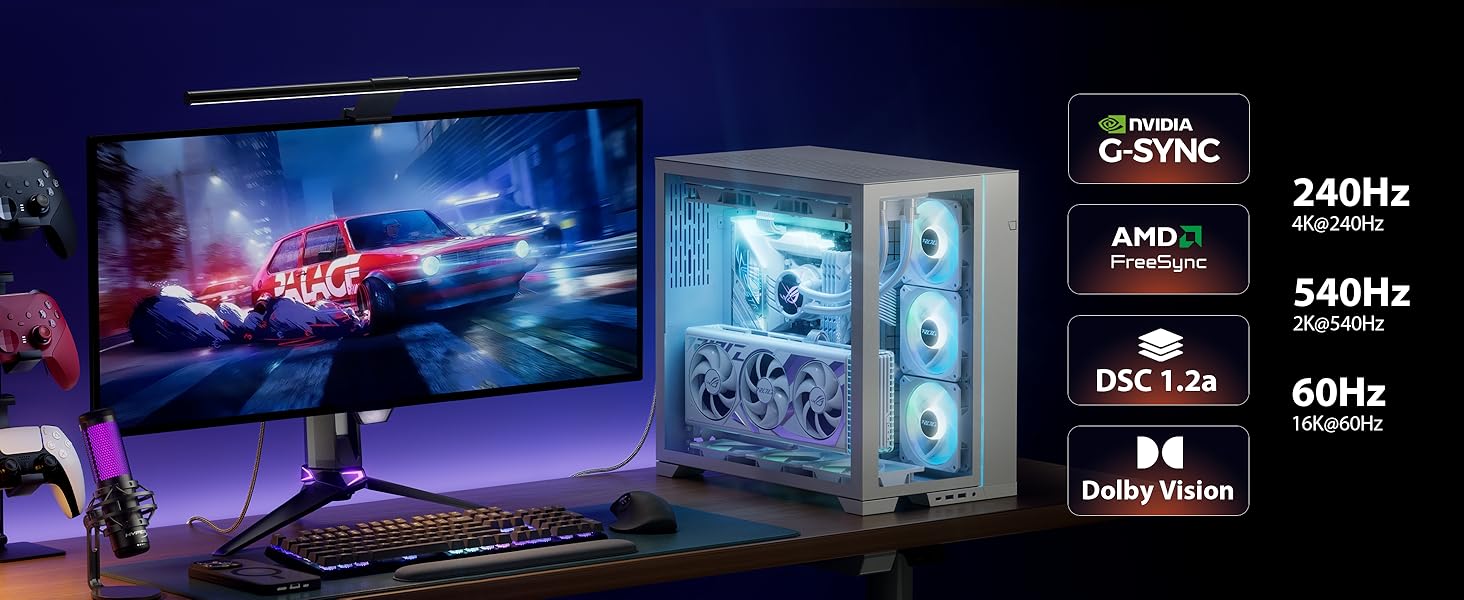 flawless 4K@240Hz or dual 4K@120Hz for gaming and creation