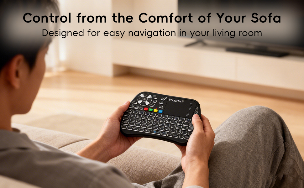 Control from the comfort of your sofa