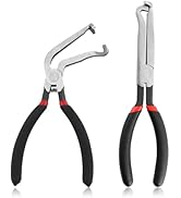 2PCS Electrical Disconnect Pliers for Cars 1 * 60°+1*Straight,Electrical Connector Pliers Disconn...