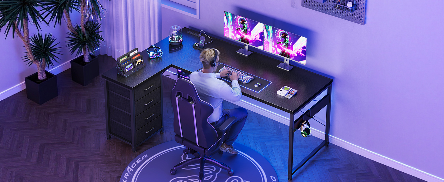 l shaped desk