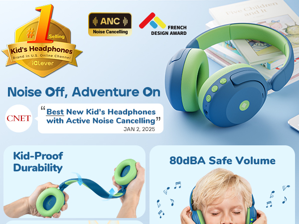 kids bluetooth headphones
