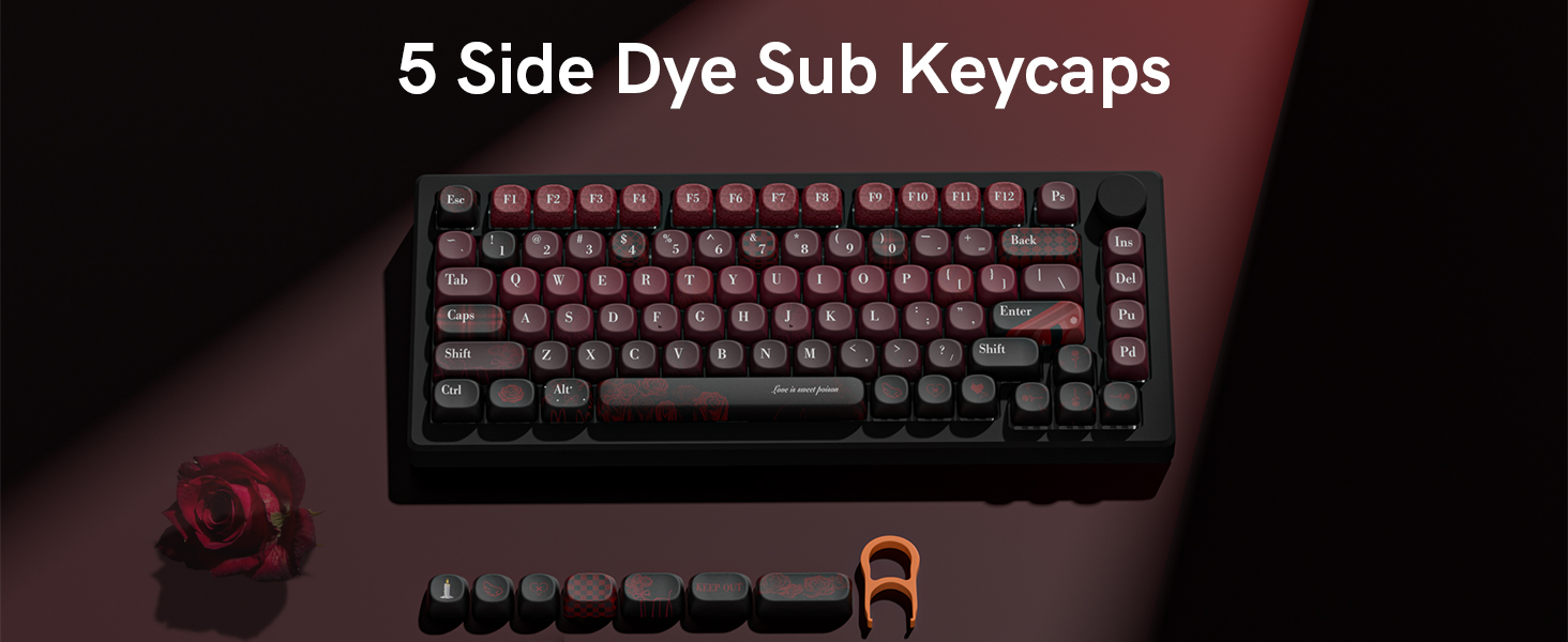 5 Side Dye Sub Keycaps